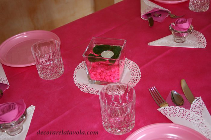 tavola rosa festa della centrotavolamamma 03